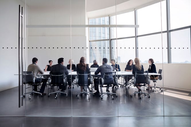 Colleagues-at-business-meeting-in-conference-room