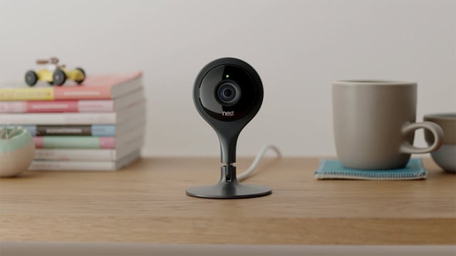 Nest Cam by Google Internet of Things (IoT) security device.