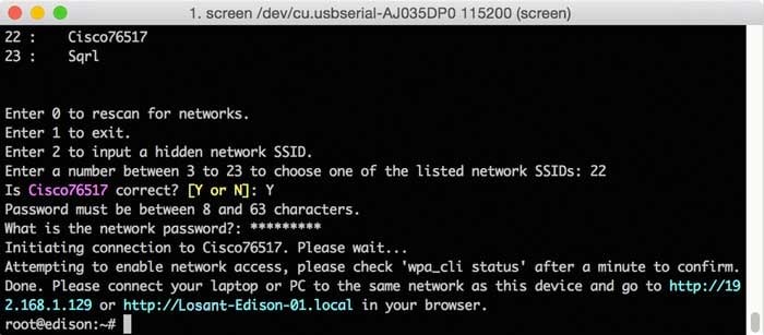 Getting Started With the Intel Edison