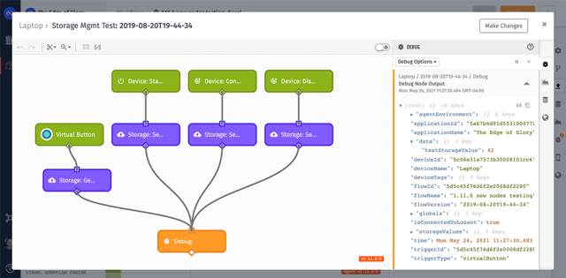 Device Live Look - Storage Management