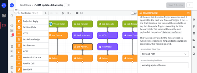 Resource Jobs Acknowledge Node