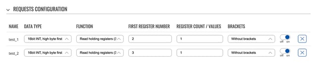 Teltonika Requests Configuration Random Numbers