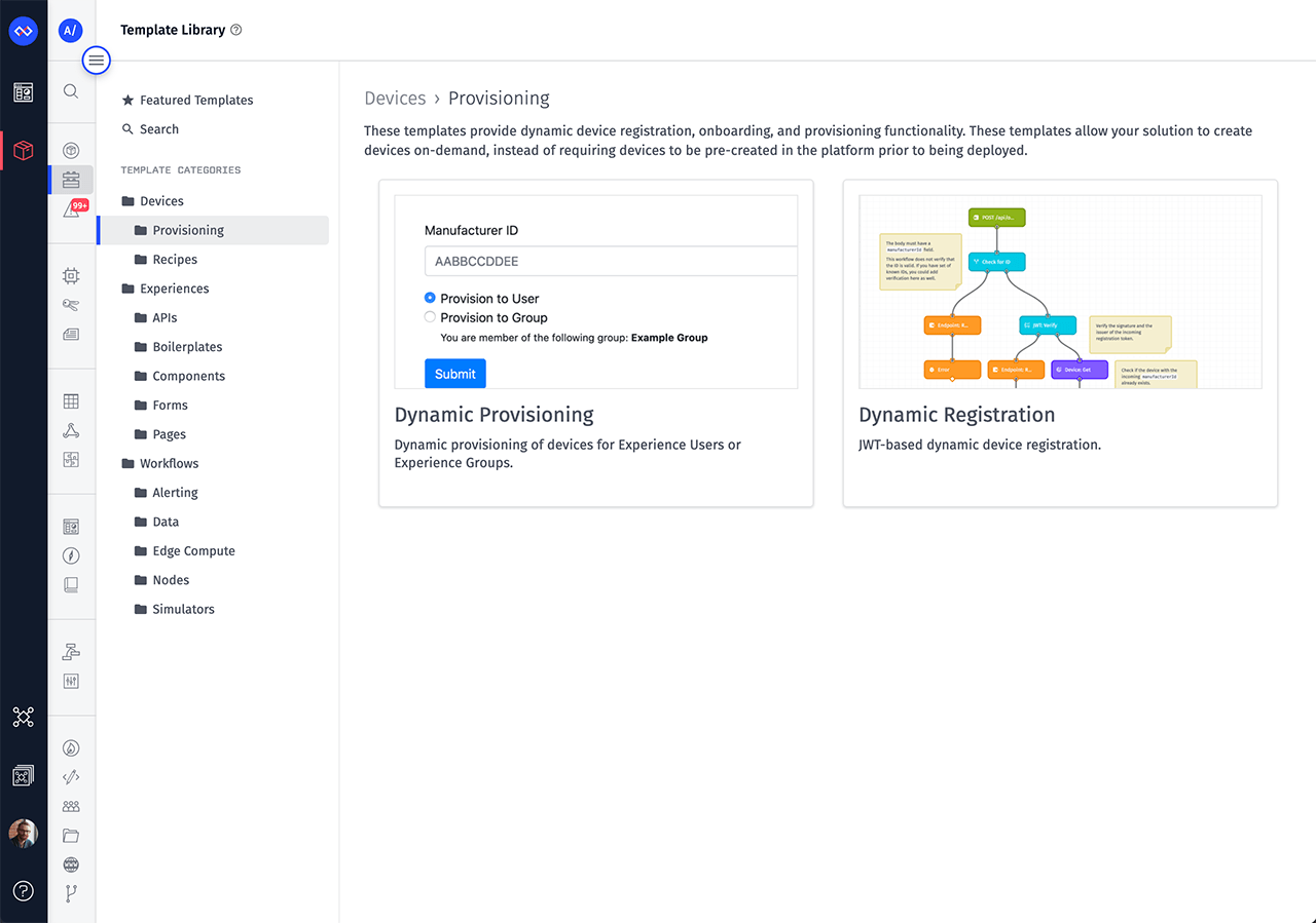 Losant Template Library