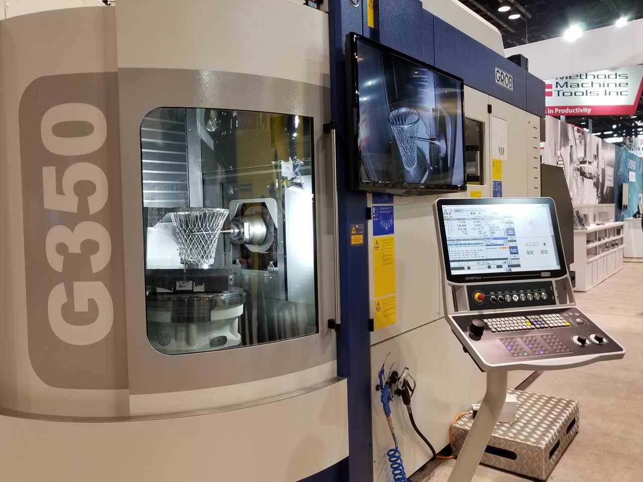 GROB CNC machine at IMTS 2018