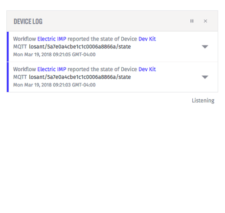 Losant Device Logs