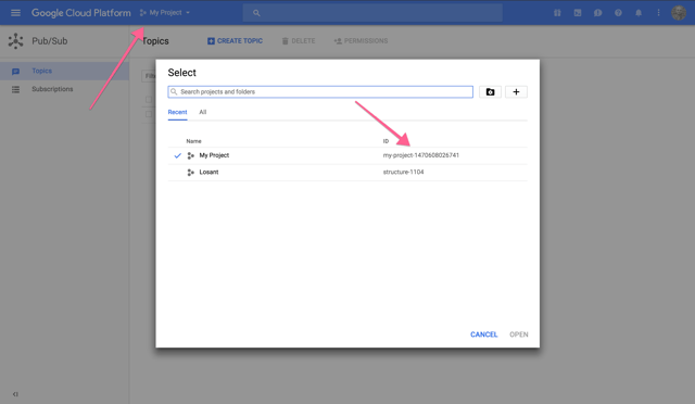 Google Cloud Platform Project ID