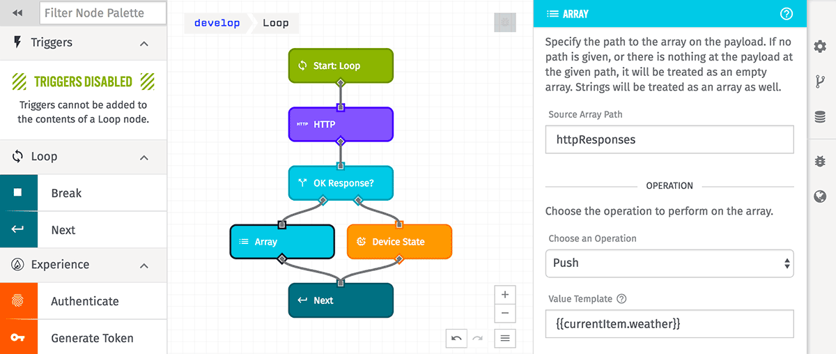Array Node Example