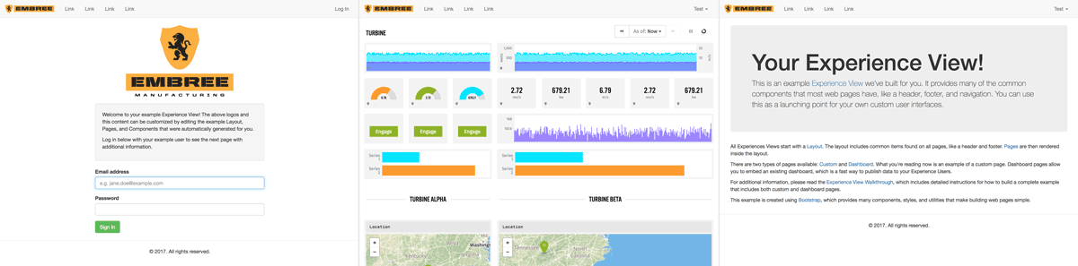 Losant IoT platform customized dashboards