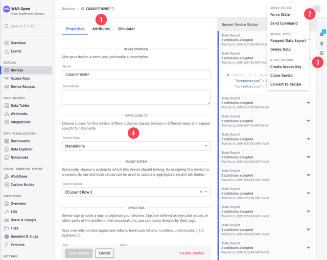 Losant Device Page Updates