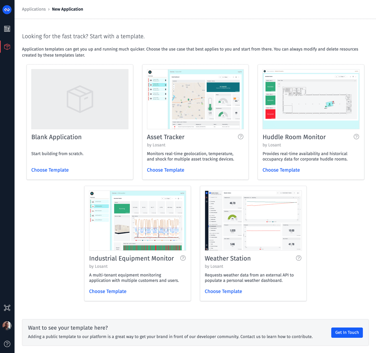 Losant Application Templates