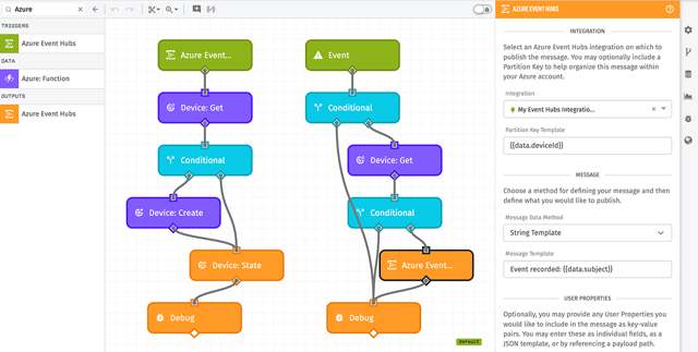 Azure Event Hubs Workflow