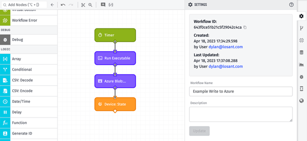 Workflow Last Updated Widget