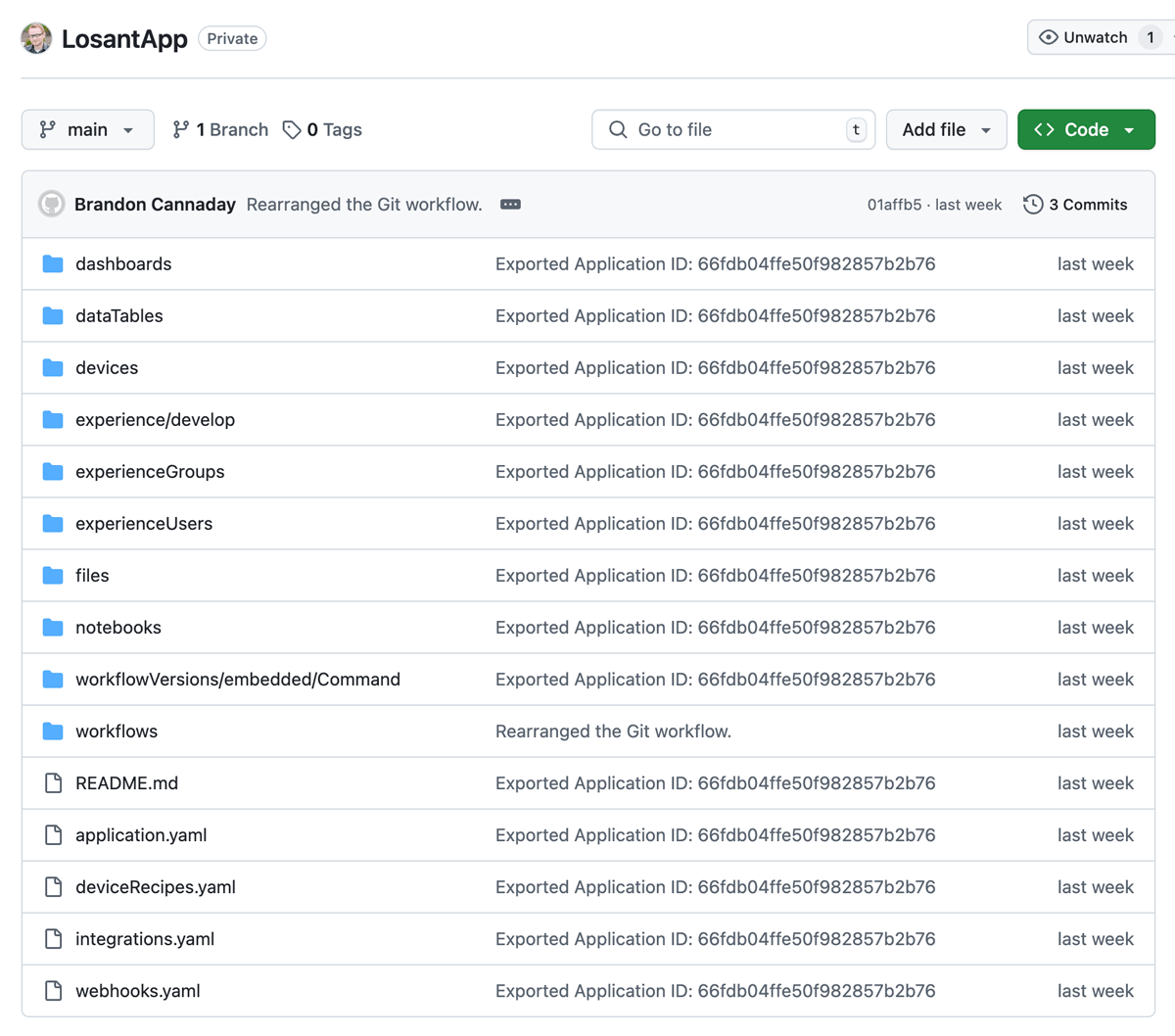 losant-exported-app-github