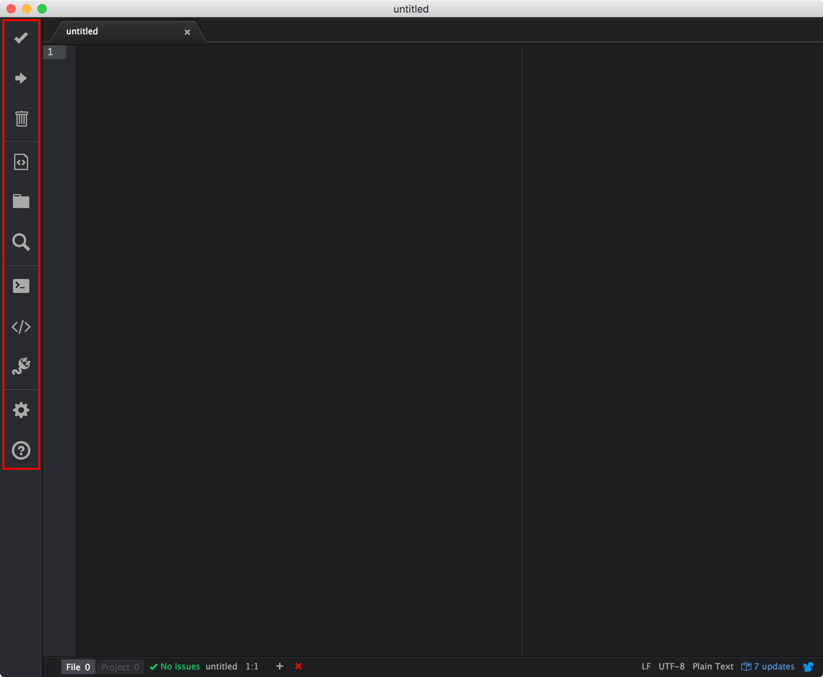 PlatformIO toolbar in Atom.