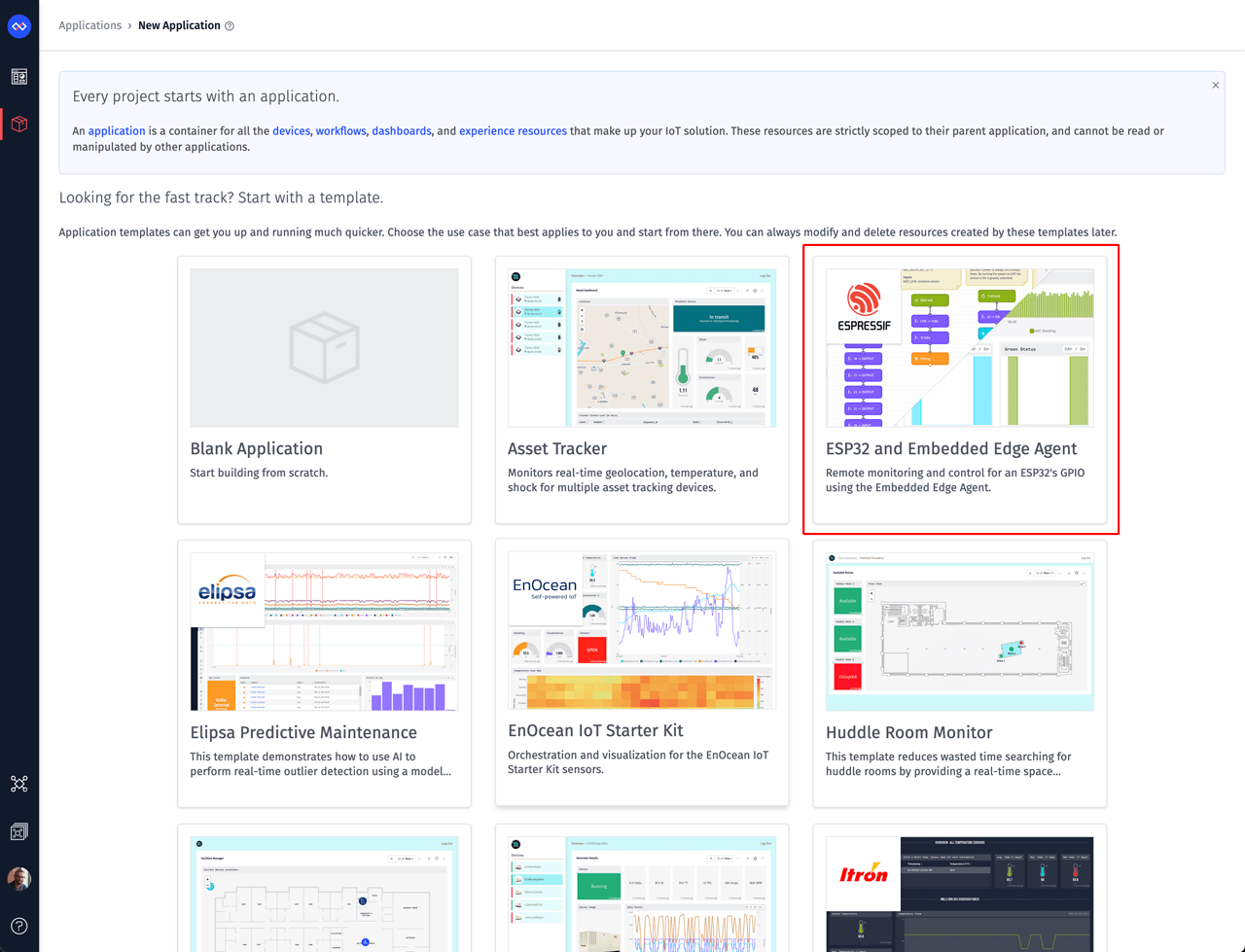 Losant ESP32 and EEA Application Template
