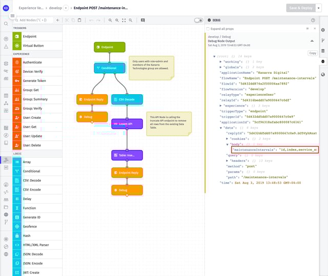 Losant Workflow to Handle File Upload