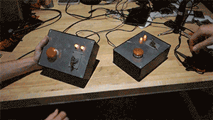 two switch switchboard followed by an explosion giphy