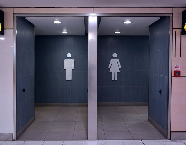 Example restroom