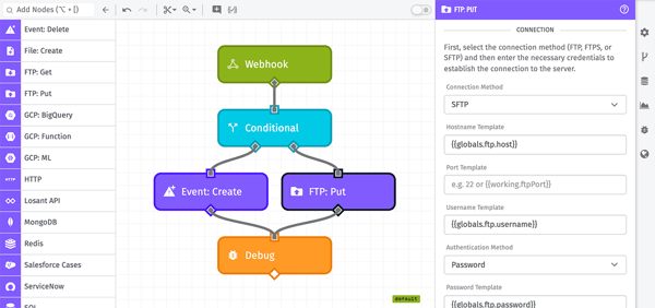 FTP: Put Node