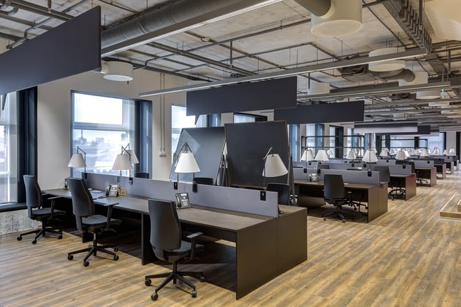 Modern industrial office space