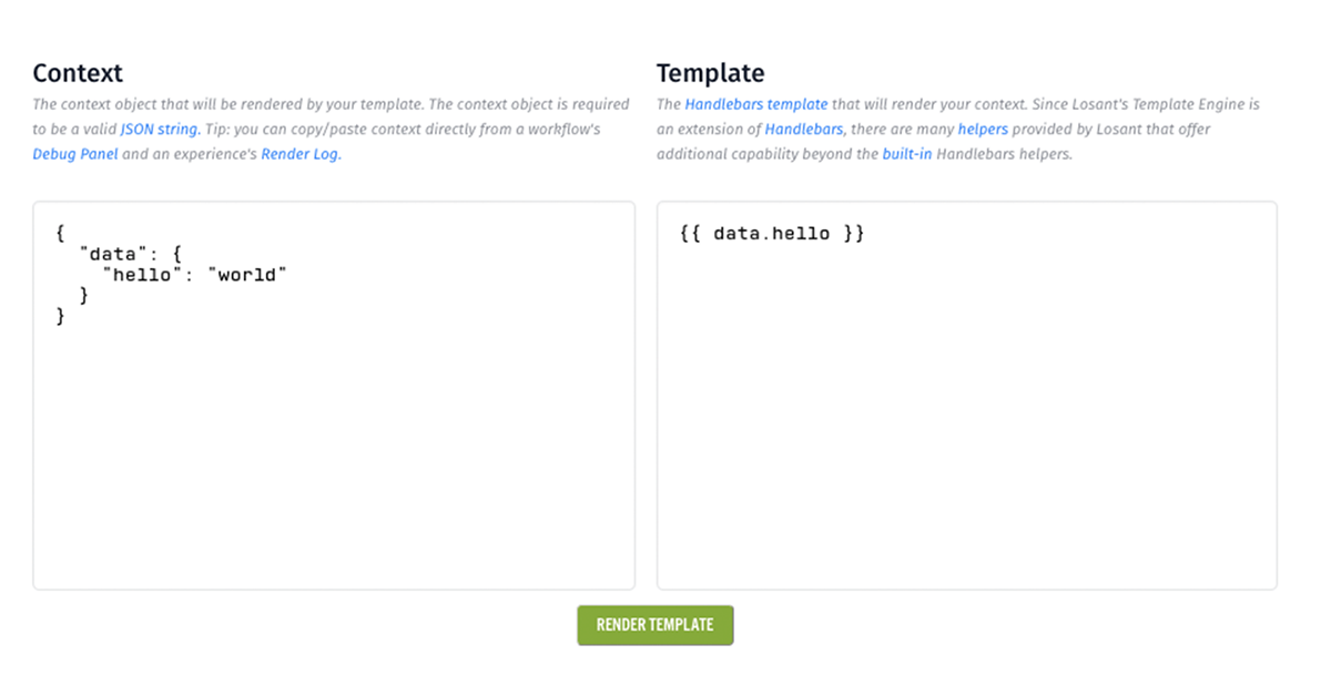 Master Losant's Template Engine with the Template Tester