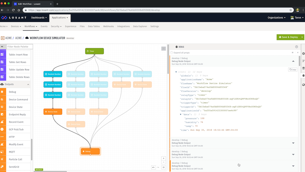 Output Nodes