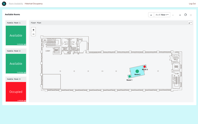 Huddle Room Monitoring Application Template