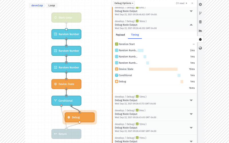 Workflow Debug Timing