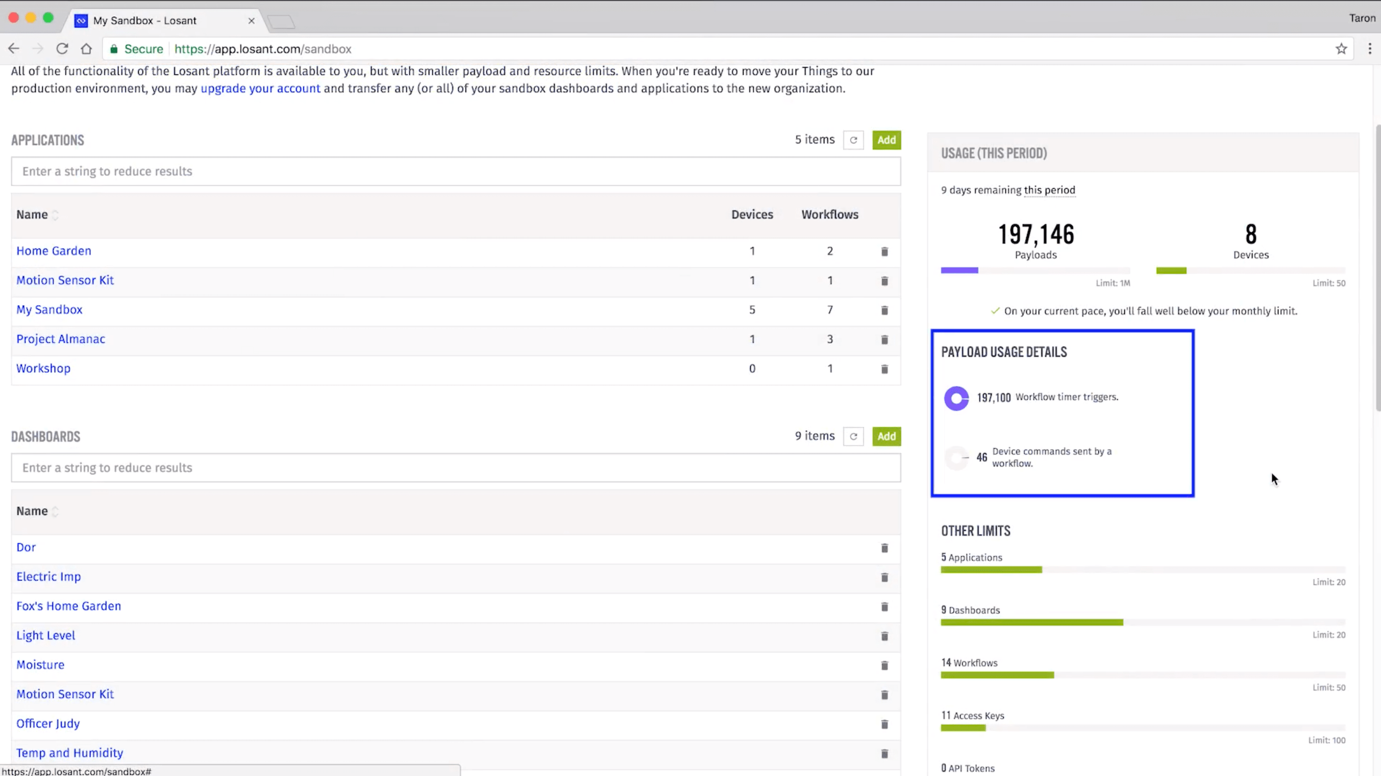 User Accounts & Organizations