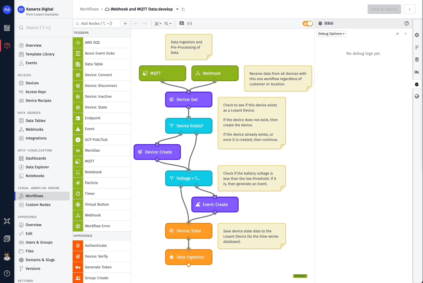 Application Workflow Running