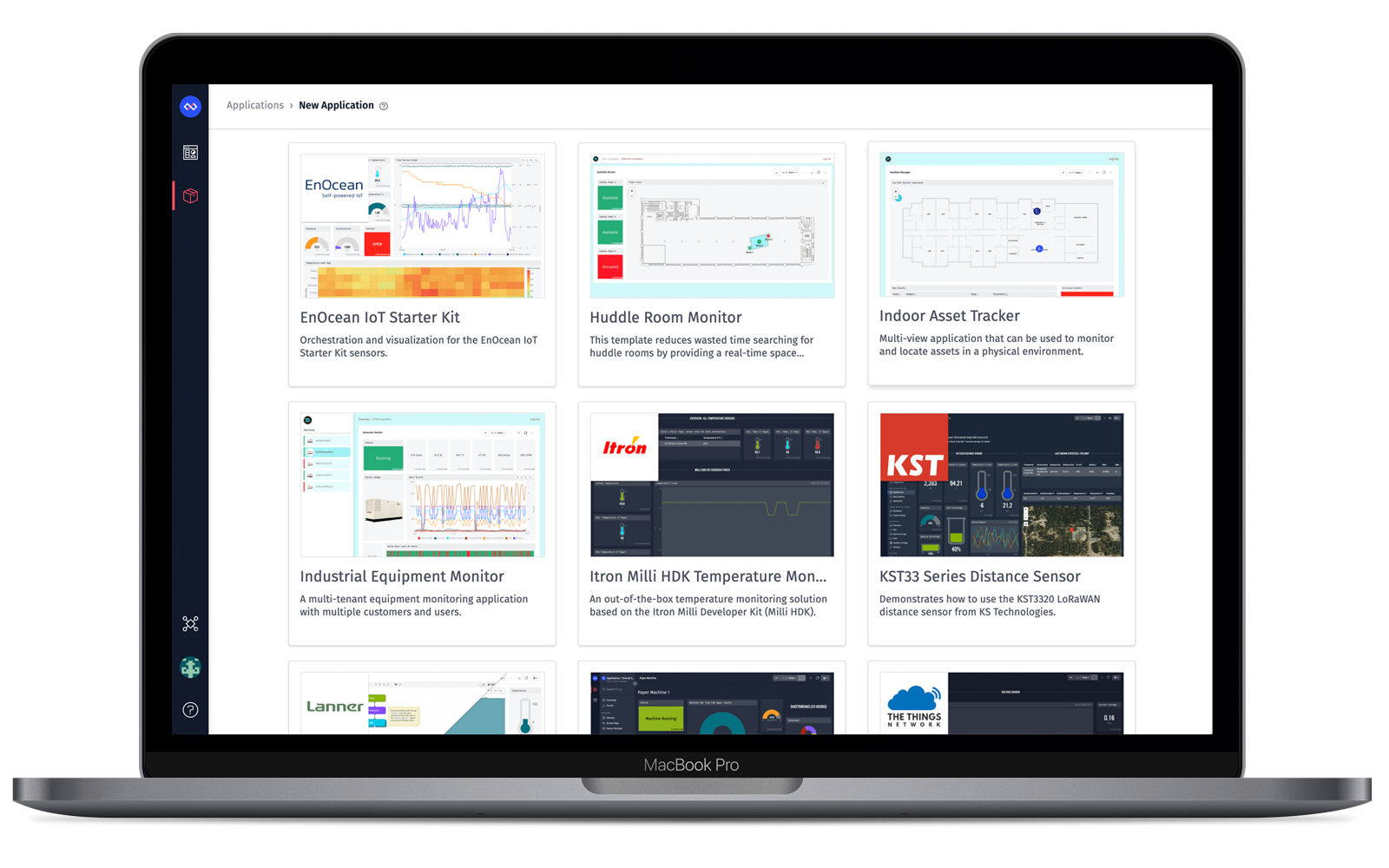 New Application Templates in Losant's IoT Platform