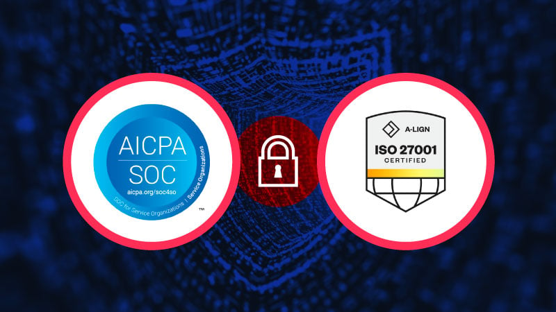 Security improvements including SOC and ISO-27001 compliance